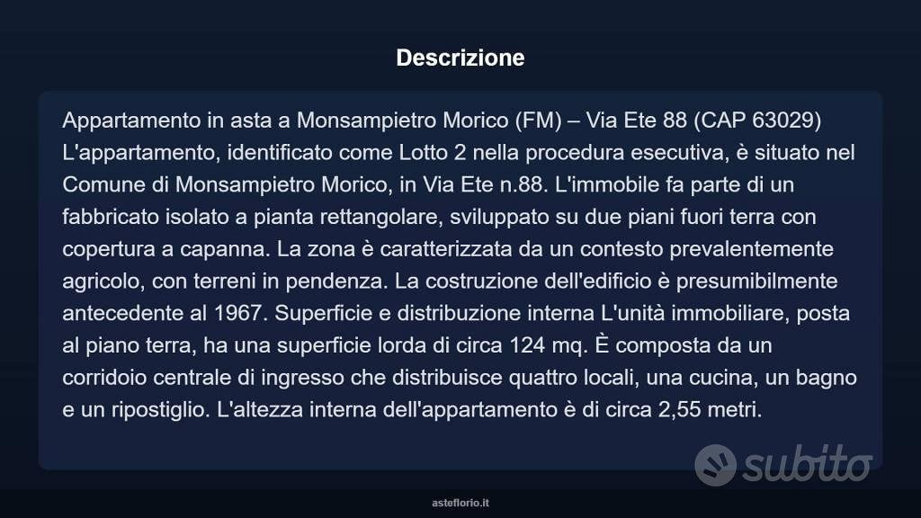 Appartamento – Monsampietro Morico, Ete - Vista 4