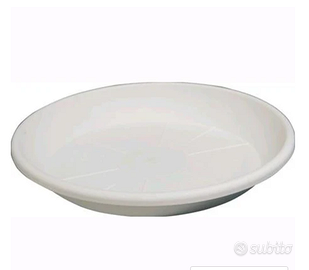 sottovaso rotondo bianco