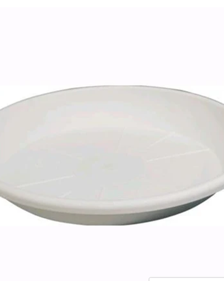 sottovaso rotondo bianco