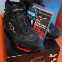 Scarpe moto Alpinestars CR-X Drystar TG 14 NUOVE