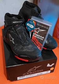 Scarpe moto Alpinestars CR-X Drystar TG 14 NUOVE