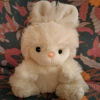 coniglietto peluche bianco 