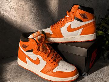 Jordan 1 mid White and Orange 