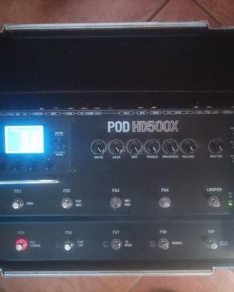 SUPER: Line6 POD HD500X + Flight Case
