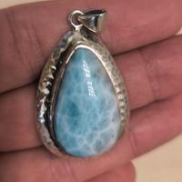 Pendente in argento 925 con Larimar