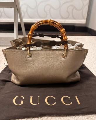 Borsa gucci manici bamboo