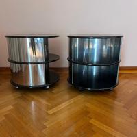Set Comodini/Carrelli Contenitore Design Anni 70