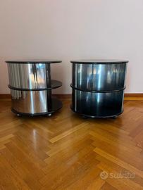 Set Comodini/Carrelli Contenitore Design Anni 70