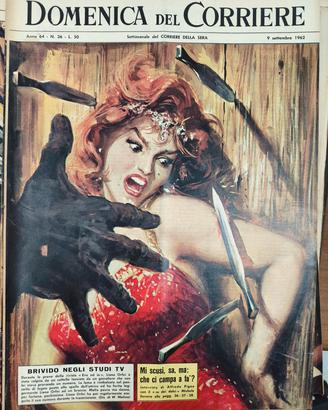 domenica del corriere 09 settembre 1962