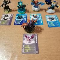 personaggi Skylanders e base portale