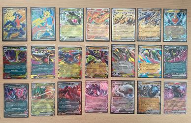 Lotto carte Pokemon EX + MEGA