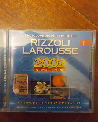 CD enciclopedia multimediale Rizzoli Larousse 2002