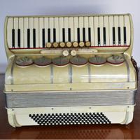 Fisarmonica Scandalli madre perla bianca 41/120