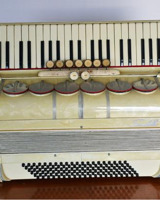 Fisarmonica Scandalli madre perla bianca 41/120