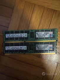 16GB RAM SERVER DDR3 ECC (2x8GB) Samsung HP