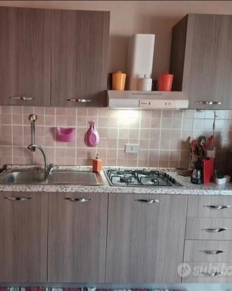 Cucina color rovere tortora moderna