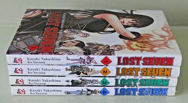 Manga "LOST SEVEN" di K. Nakashima Serie Completa