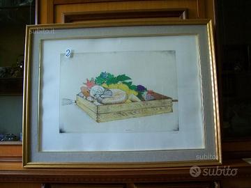 Quadro Bruno Caruso con cornice