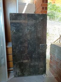 vecchia porta in castagno 