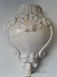 Antico umidificatore in ceramica, del 1700, manifa