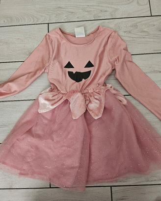 costume carnevale halloween bambina 4-6anni h&m
