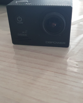 Action camera con accessori varie