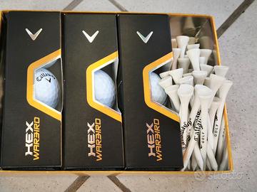 palline golf hex warbid n.9 nuove