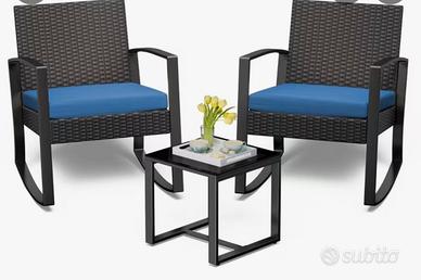 Set da giardino o balcone