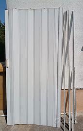Porta a soffietto 206x100 cm bianca