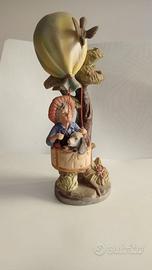 CAPODIMONTE-BIMBO IN MONGOLFIERA-PORCELLANA-'70