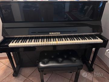 Pianoforte verticale Rubinstein nero lucido