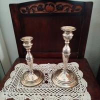 Candelabri in argento 925 coppia 