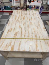 Tavolo espositivo per negozi shabby chic 200x120cm