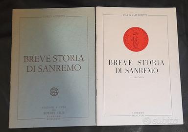 2 volumi Breve storia di Sanremo 1974-1976