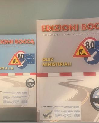 Manuale + Quiz Patente A e B Edizioni Bocca