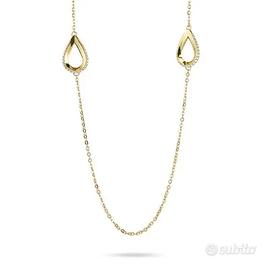 Collana Boccadamo Donna in Bronzo dorato KGR048D