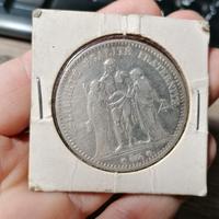 5 francs argento 1875
