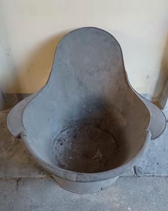 Tinozza Vintage in Zinco|Arredo Rustico/Fioriera