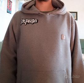 Felpa Grigia Element con cappuccio 