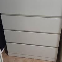 cassettiera  bianco 