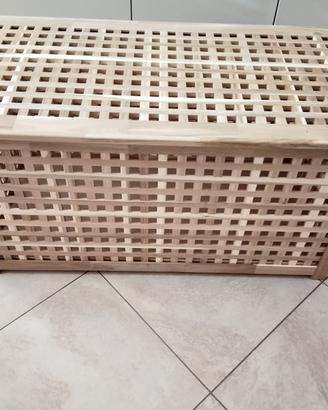 Cassapanca in legno