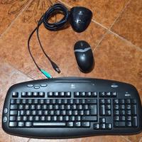 Tastiera + mouse Logitech Cordless Desktop Express