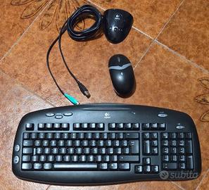 Tastiera + mouse Logitech Cordless Desktop Express