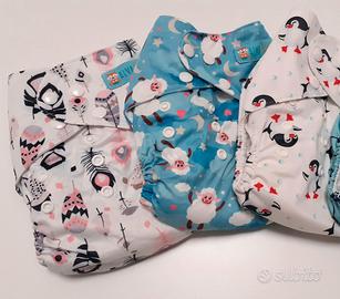 Stock pannolini lavabili 3 euro l'uno vari brand