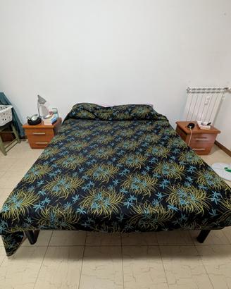 Letto matrimoniale rete e materasso