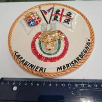 crest dei carabinieri in ceramica sarda
