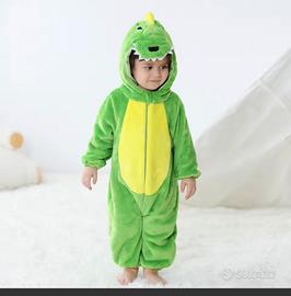 Costume  carnevale Dinosauro 2 anni 18 Kg h=90