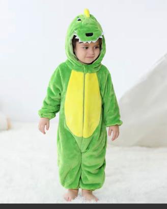 Costume  carnevale Dinosauro 2 anni 18 Kg h=90