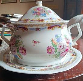 Zuppiera e piatto da portata di porcellana di Limo