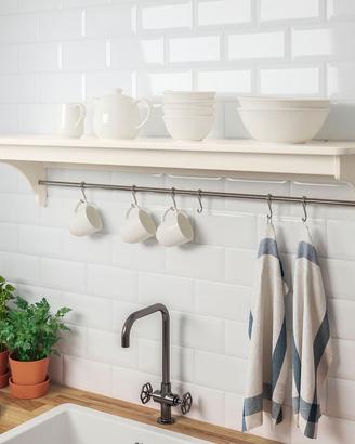 Mensole IKEA Tornviken legno massiccio – country